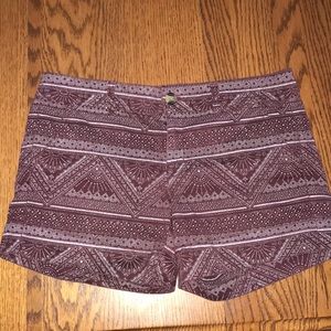 American Eagle burgundy color 5 inch inseam.